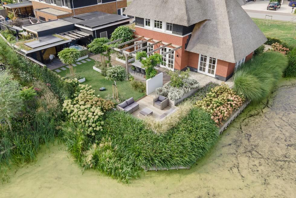 Groene oase met veel privacy